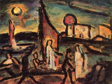 Jesus and the Doctors Artwork by Georges Rouault
