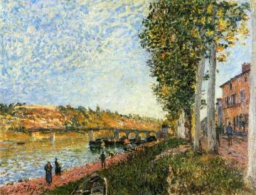 Sunrise at Saint-Mammes Artwork by Alfred Sisley