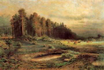 Losiny Ostrov In Sokolniky Artwork by Alexei Kondratevich Savrasov