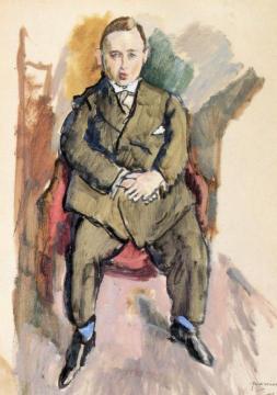 Man in an Armchair Artwork by Jules Pascin