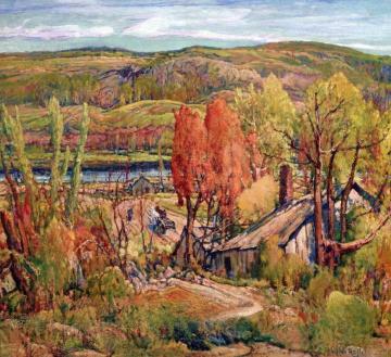 The Old Farm Artwork by Charles Reiffel