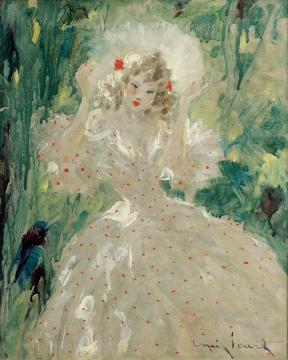 The Summer Dress Artwork by Louis Icart