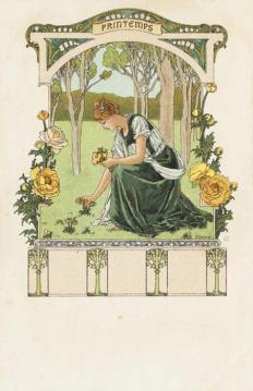 Spring Artwork by Elisabeth Sonrel