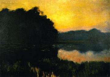 Berlin Seascape In The Evening Light Artwork by Lesser Ury