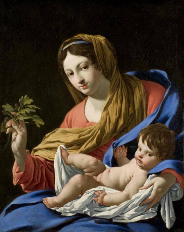 Madonna And Child, 1640s Artwork by Simon Vouet
