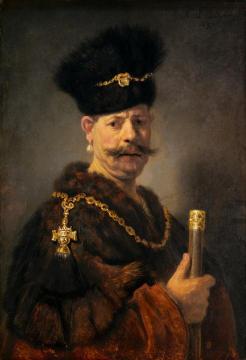 Polish Nobleman Artwork by Rembrandt van Rijn