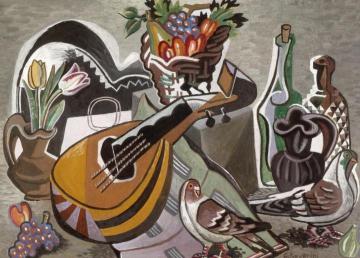 Still Life With Gentian Artwork by Gino Severini