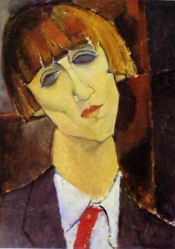 Portrait of Madame Kisling Artwork by Amedeo Modigliani