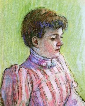 Portrait Of The Comtesse De La Rochefoucauld Artwork by Claude-Emil Schuffenecker