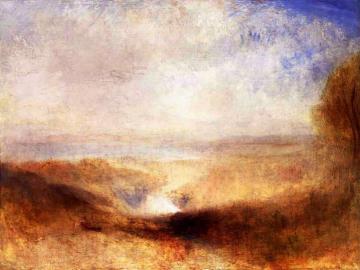 Landscape with a River and a Bay in the Background Artwork by Joseph Mallord William Turner