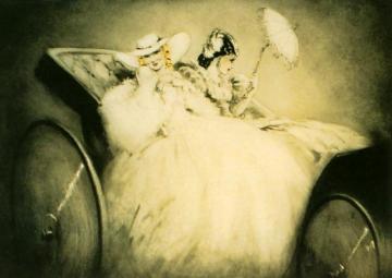On The Champs Elysees Artwork by Louis Icart