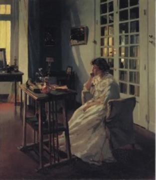 Escena Interior Artwork by Enrique Martinez Cubells