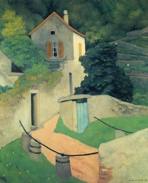 A Vallon Landscape Artwork by Felix Vallotton