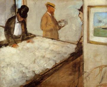 Cotton Merchants in New Orleans Artwork by Edgar Degas