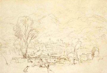 Sallanches, near Chamonix, from St Martin Artwork by Joseph Mallord William Turner