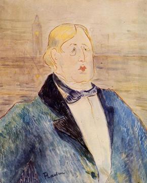 Oscar Wilde Artwork by Henri de Toulouse-Lautrec