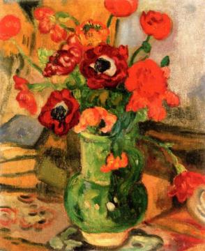 Bouquet Of Flowers Artwork by Louis Valtat