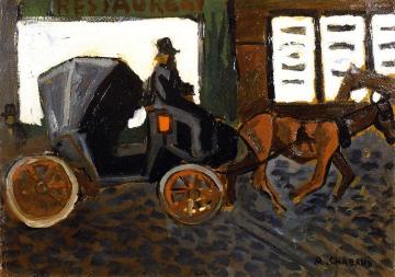 The Carriage Artwork by Auguste Chabaud