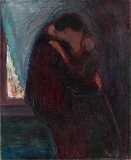 The Kiss, 1897 Artwork by Edvard Munch