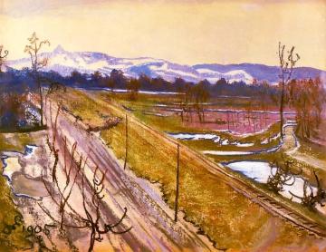 View From The Studio Window Artwork by Stanislaw Wyspianski