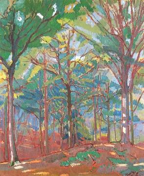 Beechwood, Gloucestershire Artwork by Harold Gilman