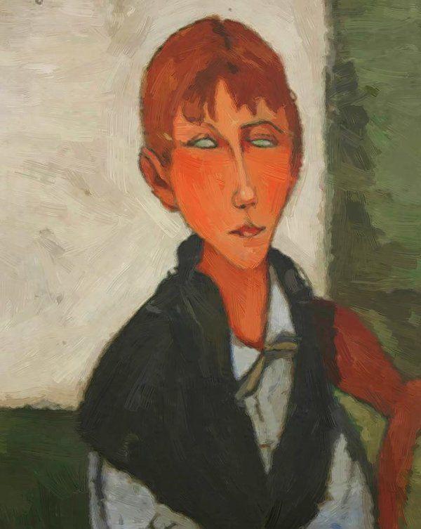 The Mistress, 1917 Artwork by Amedeo Modigliani