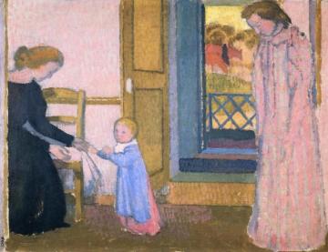 Noele's First Steps Artwork by Maurice Denis