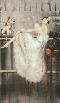 Gay Trio Artwork by Louis Icart