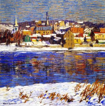 Across The Deleware Artwork by Robert Spencer