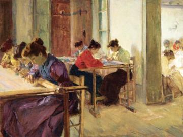 The Weavers Artwork by Walter Gay