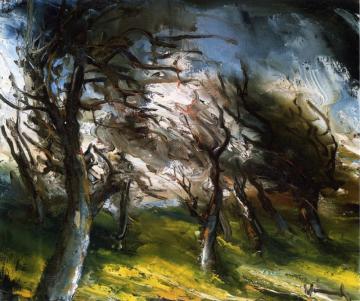 Orchard In A Storm Artwork by Maurice De Vlaminck