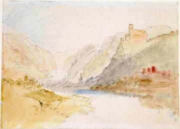 Klemenskapelle on the Rhine Artwork by Joseph Mallord William Turner