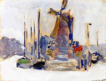 Boats At Dock Artwork by Kees Van Dongen