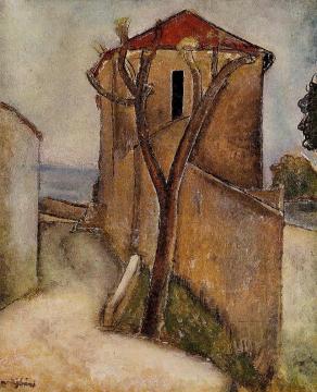Landscape In The Midi Artwork by Amedeo Modigliani
