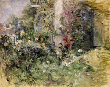 The Garden at Bougival Artwork by Berthe Morisot