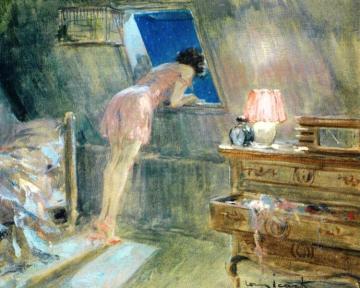 In The Moonlight Artwork by Louis Icart