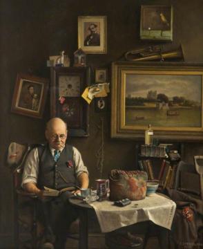 A Lover Of Dickens Artwork by Charles Spencelayh