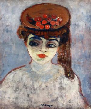 Hat With Cherries Artwork by Kees Van Dongen