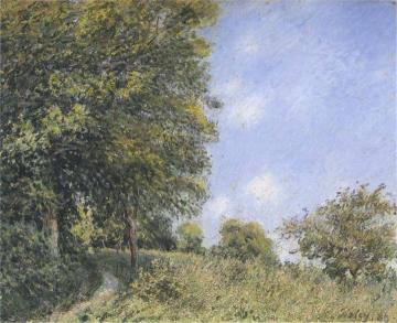 July Afternoon near the Forest Artwork by Alfred Sisley