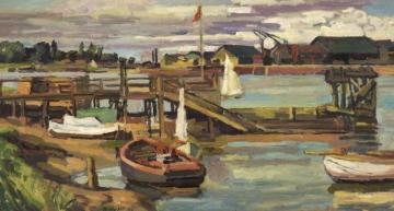 The Harbour, King's Lynn, Norfolk Artwork by Duncan Grant