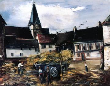 Animated Farmyard Artwork by Maurice De Vlaminck
