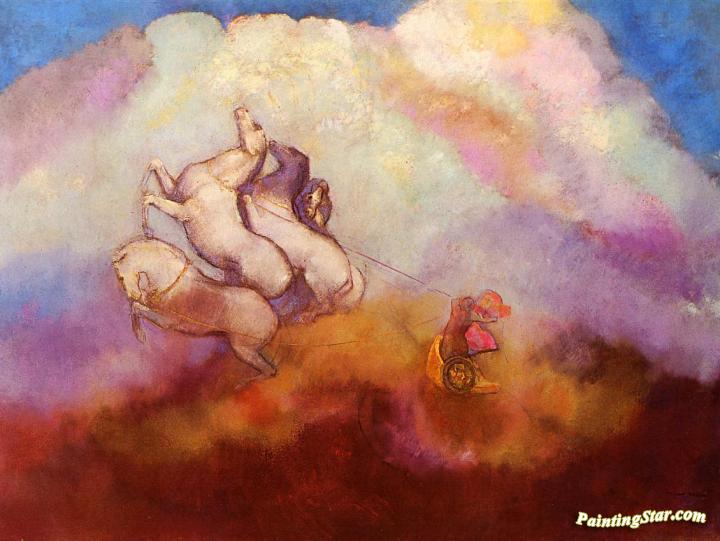 Phaeton Artwork by Odilon Redon