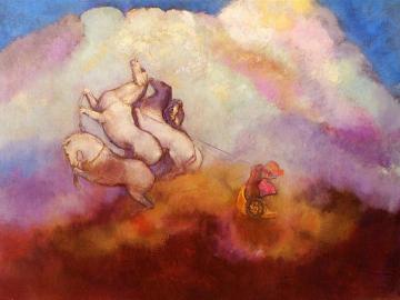 Phaeton Artwork by Odilon Redon