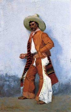 A Vaquero Artwork by Frederic Remington