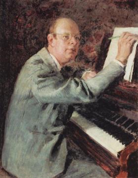 Portrait Of Composer Sergei Prokofiev Artwork by Igor Grabar