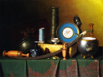 Still Life With Bric-a-brac Artwork by William Michael Harnett