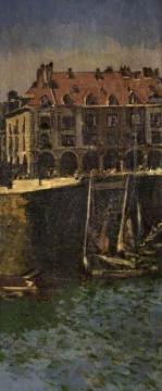 Dieppe Harbour Artwork by Walter Richard Sickert