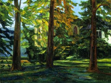 Kapelle Im Stift Newburg Am Neckar Artwork by Wilhelm Trübner