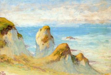 Cliffs at Etretat Artwork by Claude-Emil Schuffenecker