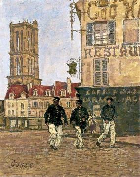 The Rural Postmen, Mantes-la-jolie Artwork by Laura Sylvia Gosse